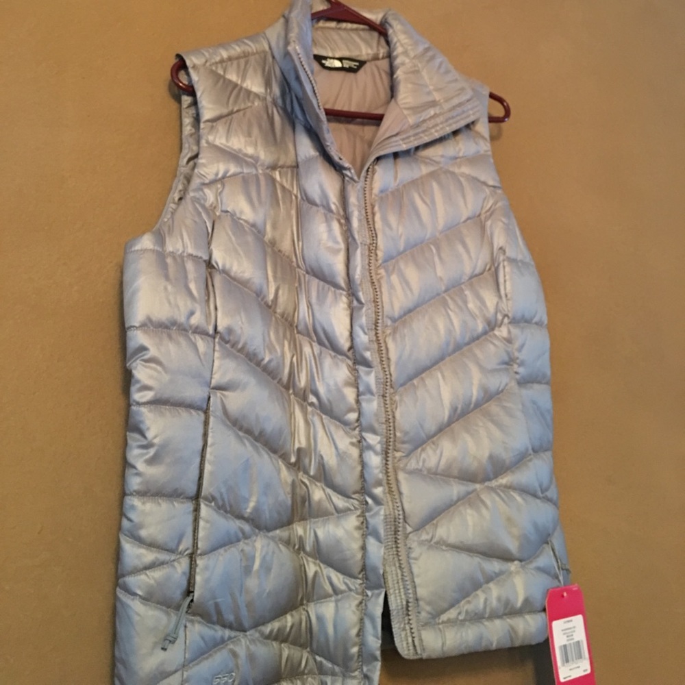 North Face Aconcagua Vest Metallic Silver women’s